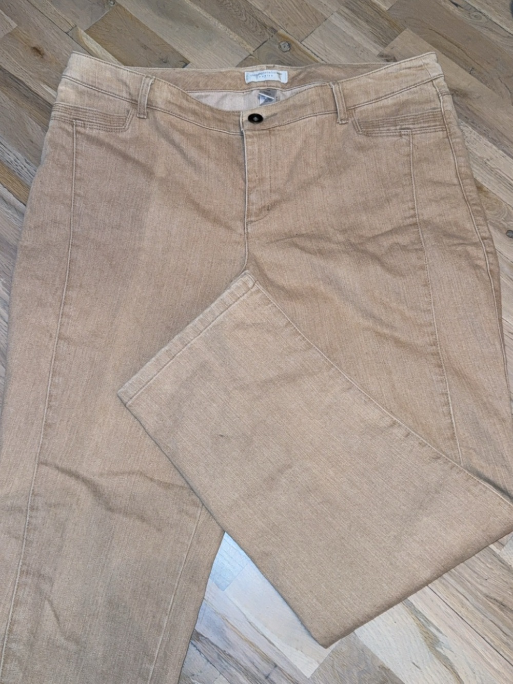 Christopher & Banks Petite WoMen's Tan Corduroy Pants | 16P